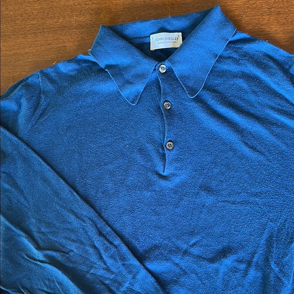 John Smedley 100% Sea Island Cotton Polo